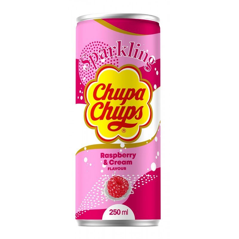 Bauturi Chupa Chups Raspberry And Cream Flavour Drink 250ml -Merlin.ro