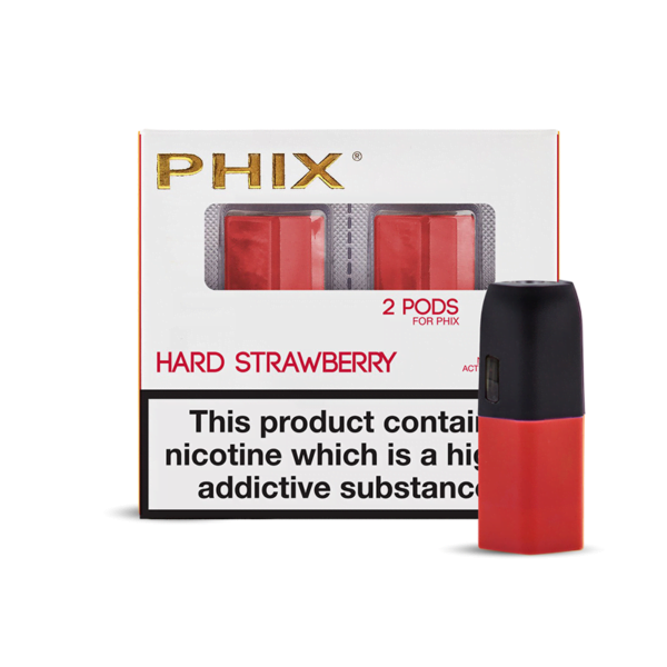 Cartuse Phix Pods Hard Strawberry 18mg Nicotina
